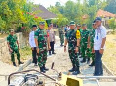 TMMD 129 Bojonegoro Tuai Apresiasi Tim Wasev, Progres Pembangunan Dinilai Sangat Signifikan