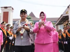 Resmi Bertugas di Polres Kudus, AKBP Wahyu Ajak Personel Perkuat Pelayanan