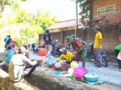 TMMD 129 Bojonegoro: Makan Bersama Usai Kerja Bakti, Bukti Kemanunggalan TNI dan Warga Kian Erat