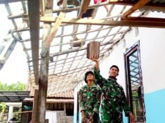 Gotong Royong TMMD 129 Bojonegoro, Rumah Pak Ladi Berubah Total
