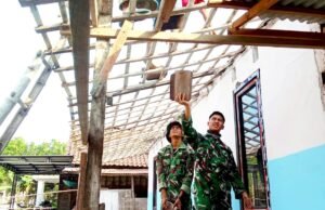 Gotong Royong TMMD 129 Bojonegoro, Rumah Pak Ladi Berubah Total