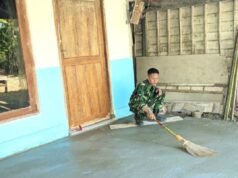 TMMD Bojonegoro Punya Cara Unik, Sapu Lidi Jadi Kunci Lantai Aman