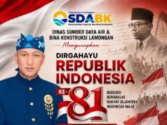 Dinas SDABK Lamongan Mengucapkan Dirgahayu RI Yang ke-81 Tahun
