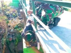 TMMD 129 Bojonegoro Rampungkan Jembatan Brang Etan, Warga Kini Bernapas Lega