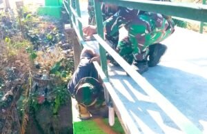 TMMD 129 Bojonegoro Rampungkan Jembatan Brang Etan, Warga Kini Bernapas Lega