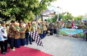 Semarak, 1.500 Anak PAUD Aisyiyah Pawai di Bojonegoro