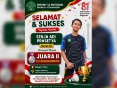 Keren, Senja Adi Bawa Pulang Juara II Badminton Kedungadem Bojonegoro