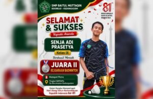 Keren, Senja Adi Bawa Pulang Juara II Badminton Kedungadem Bojonegoro