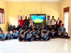 TMMD Bojonegoro Tanamkan Wawasan Kebangsaan kepada Pelajar Kesongo
