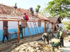 Kompak, TMMD Bojonegoro Satukan TNI dan Warga Bedah Rumah RTLH