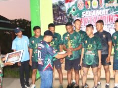 TMMD Bojonegoro: Smash TNI, Mahasiswa dan Warga Bikin Kesongo Makin Guyub