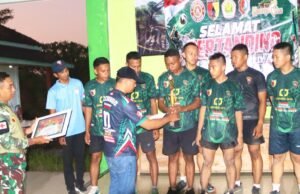 TMMD Bojonegoro: Smash TNI, Mahasiswa dan Warga Bikin Kesongo Makin Guyub