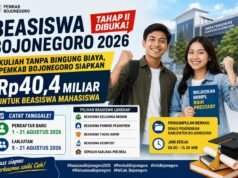 Beasiswa Bojonegoro Tahap II Dibuka, Rp40,4 Miliar Disiapkan untuk Mahasiswa