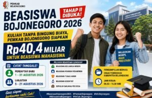 Beasiswa Bojonegoro Tahap II Dibuka, Rp40,4 Miliar Disiapkan untuk Mahasiswa