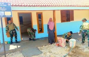 Rumah Tini Kini Layak Huni, Berkat TMMD Bojonegoro
