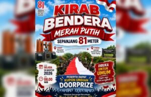 Bendera 81 Meter Bakal Membelah Kampung Samin Bojonegoro