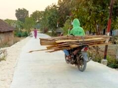 TMMD 129 Bojonegoro Rampungkan Jalan Cor 1,04 Km, Warga Kesongo Kini Lega