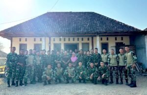 TMMD Bojonegoro Berakhir, Warga Kesongo Berat Melepas Kepergian Para Prajurit