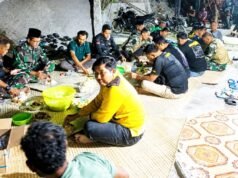 TMMD 129 Bojonegoro Sukses, Warga Kesongo Rayakan dengan Makan Bersama