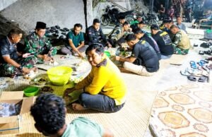TMMD 129 Bojonegoro Sukses, Warga Kesongo Rayakan dengan Makan Bersama