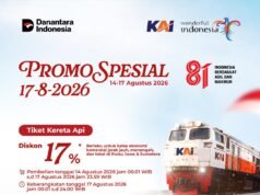 KAI Daop 7 Madiun Hadirkan Promo Kemerdekaan, Tiket KA Diskon 17 Persen