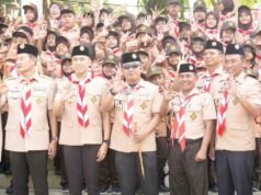 Ribuan Pramuka Padati Alun-Alun Lamongan, Ada Apa