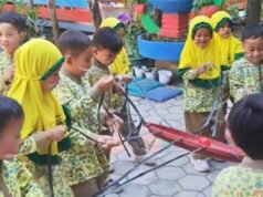 Sambut HUT RI ke-81, Ratusan Siswa TK ABA II Bojonegoro Belajar Nasionalisme Lewat Lomba