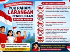 Jelang 17 Agustus, Jangan Sampai Salah Pasang Bendera