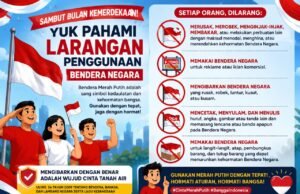 Jelang 17 Agustus, Jangan Sampai Salah Pasang Bendera