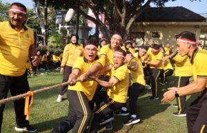 Dari Tarik Tambang hingga Balap Kelereng, Polres Magetan Semarakkan HUT RI ke-81