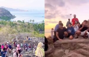 Detik-detik Gempa NTT M 7,7, Wisatawan Pulau Padar Saling Berpegangan