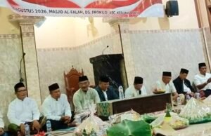 Malam Tasyakuran HUT RI di Kedungadem Bojonegoro Ditutup Santunan