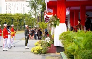 Upacara Penurunan Bendera HUT RI di Bojonegoro, Ini Pesannya