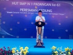 Pesan Menko Pratikno untuk Guru SMPN 1 Padangan Bojonegoro: Jangan Abaikan Mental Anak