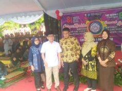Menko PMK Pratikno Disambut Alunan Gamelan di SMPN 1 Padangan Bojonegoro