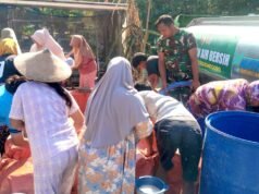 Bojonegoro Dilanda Kekeringan, Kodim 0813 Kirim 8.000 Liter Air ke Tlogohaji
