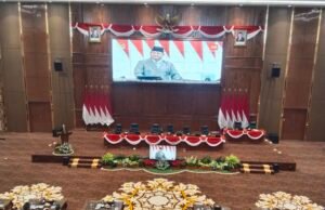 DPRD Bojonegoro Dengarkan Pidato Presiden Secara Virtual dan Paparan Sekilas Program Kerja 2026